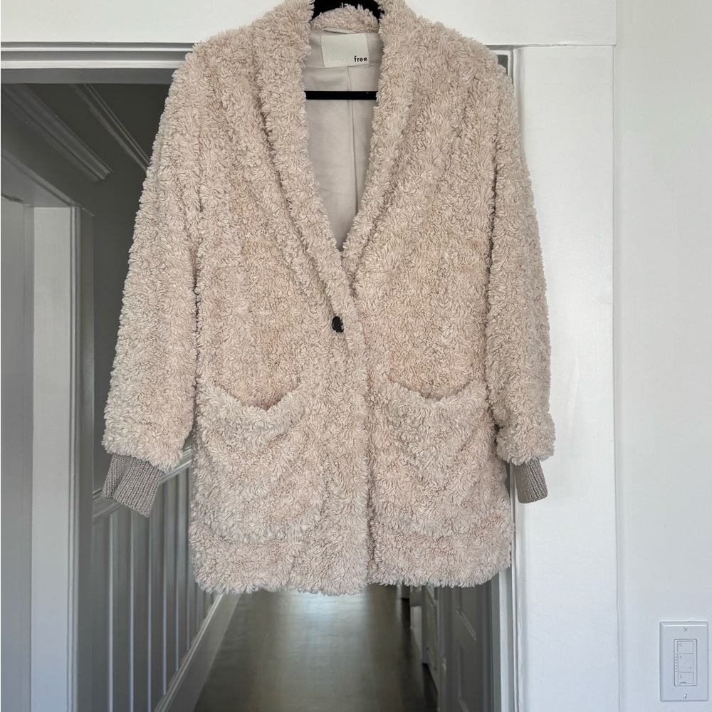 Wilfred Cream Teddy Jacket